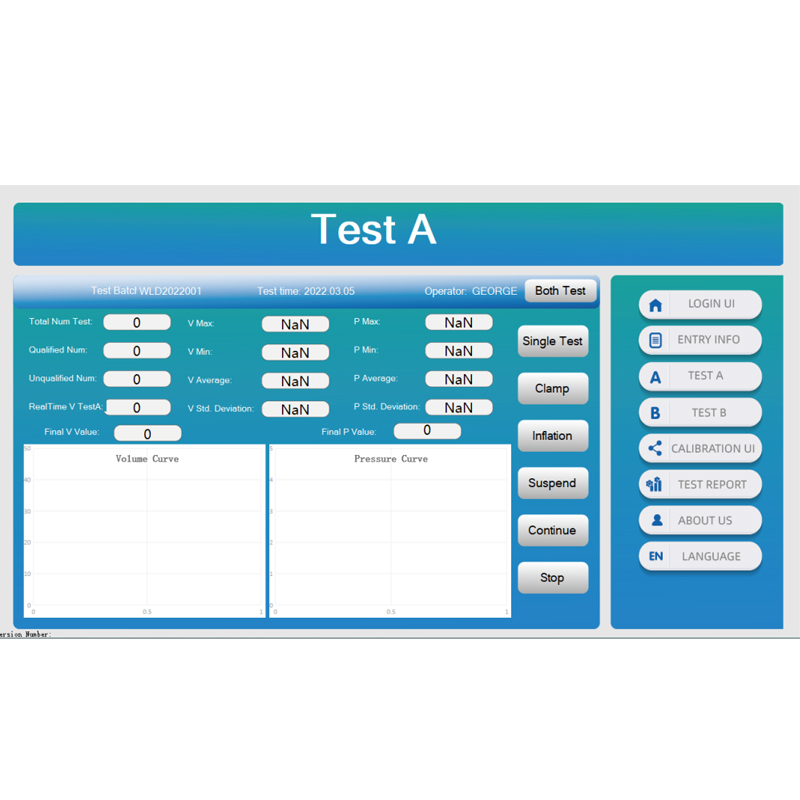 Máquina de prueba de presión y volumen de estallido de condones