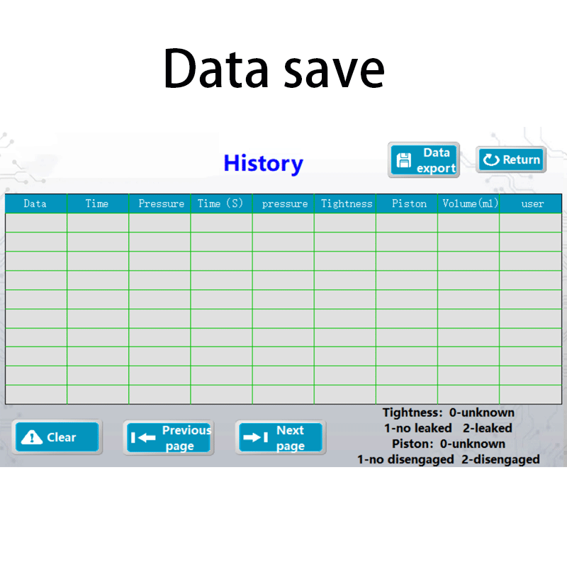 Probador de fugas de aire de jeringa médica | Probador de estanqueidad a presión negativa según ISO 7886-1