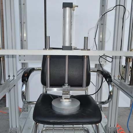 Máquina de prueba de fatiga de espalda con reposabrazos para sillas de oficina