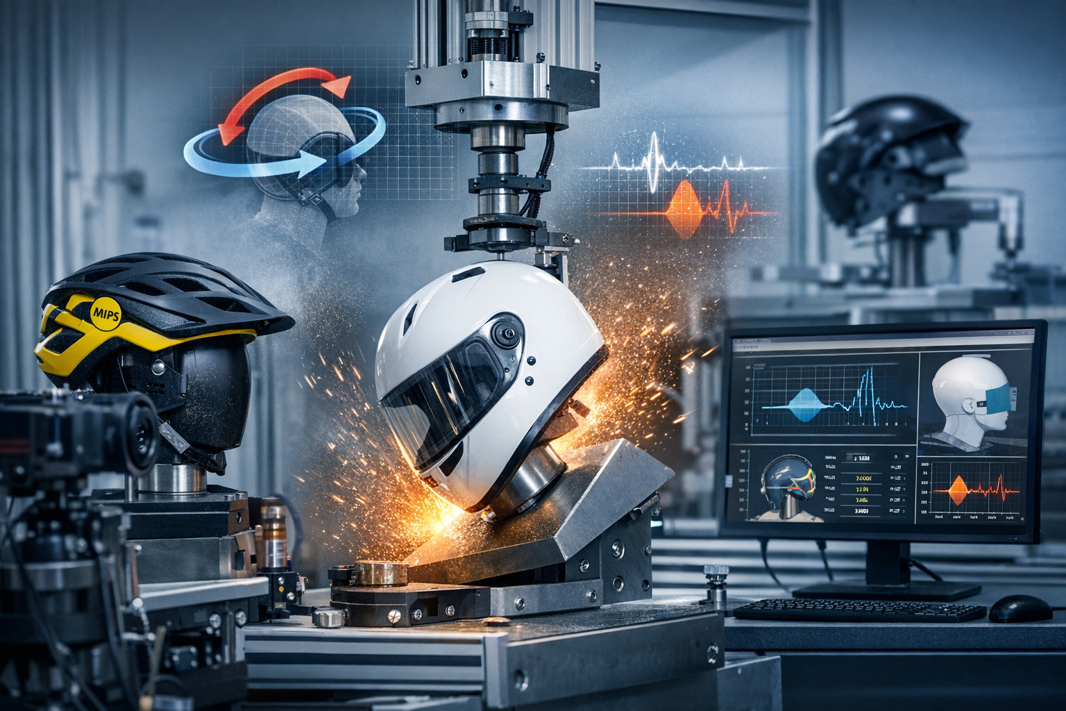 m&aacute;quina de prueba de casco素材1