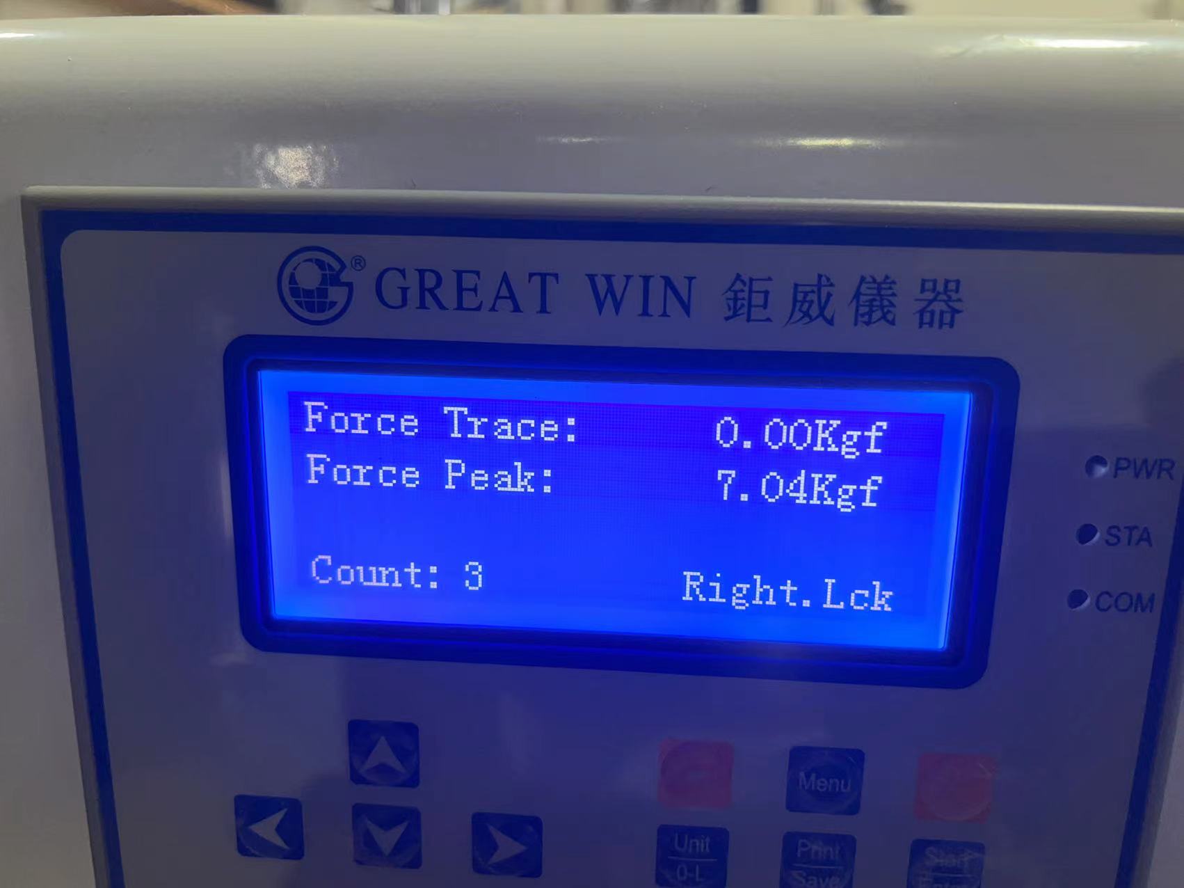 Máquina de prueba textil incorporada con pantalla digital para tela