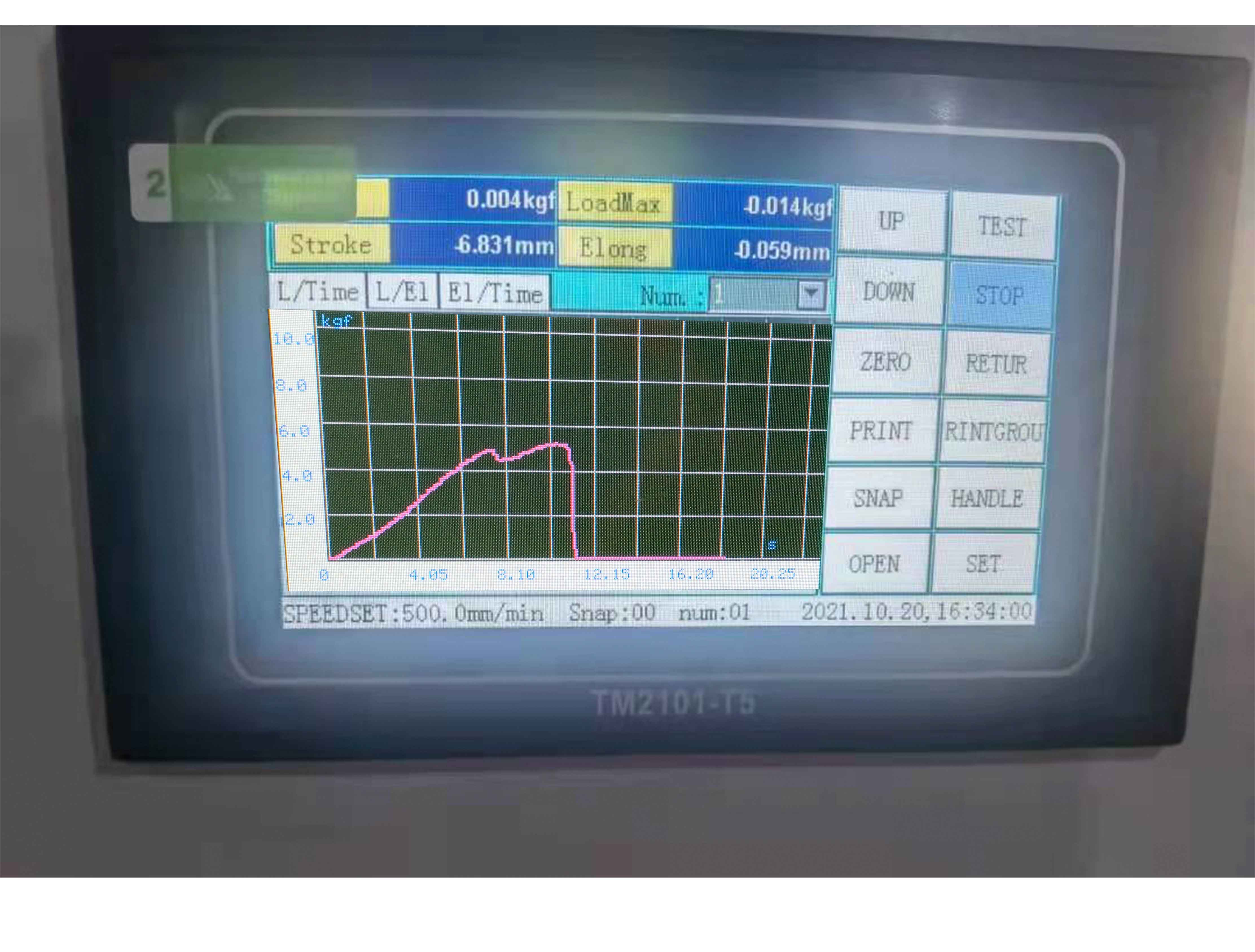Máquina de prueba de cuero de venta caliente de microcomputador para laboratorio